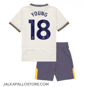 Everton Ashley Young #18 Kolmaspaita Lapsille 2024-25 Lyhythihainen (+ shortsit)